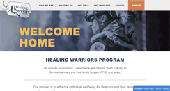 Desktop Screenshot of healingwarriorsprogram.org