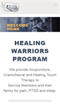 Mobile Screenshot of healingwarriorsprogram.org